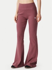 Adidas Legginsy Essentials KT4760 Różowy ciemny Flared Leg. Czerwone legginsy ADIDAS, bez wzorów, z wiskozy. Za 219,99 zł.