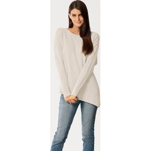 Sweter w kolorze beżowym. Swetry oversize marki Ashley Brooke by Heine. W wyprzedaży za 208,95 zł.