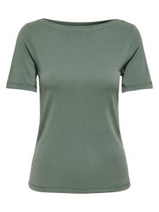 ONLY T-Shirt Free 15367559 Zielony Regular Fit. Zielone t-shirty ONLY, xl, bez wzorów, z syntetyku, bez kołnierzyka, bez ramiączek. Za 99,99 zł.