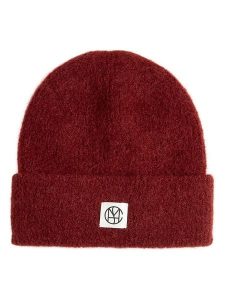 MOSS COPENHAGEN Czapka "Hope" w kolorze czerwonym rozmiar: onesize. Czerwone czapki Moss Copenhagen, bez wzorów, z materiału. Za 135,49 zł.