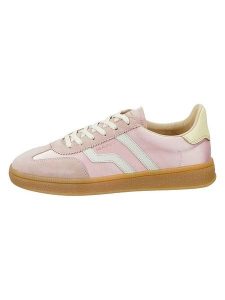 GANT Footwear Skórzane sneakersy "Cuzima" w kolorze jasnoróżowym rozmiar: 37. Różowe trampki GANT Footwear, bez wzorów, bez zapięcia. Za 345,45 zł.