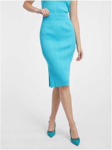 Orsay Spódnica w kolorze błękitnym rozmiar: S. Niebieskie spódnice Orsay, s, bez wzorów, midi. Za 56,99 zł.