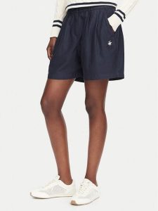 Beverly Hills Polo Club Szorty materiałowe P-SS26W-B576580-VF Granatowy Regular Fit. Niebieskie szorty Beverly Hills Polo Club, bez wzorów, z bawełny. Za 177,99 zł.
