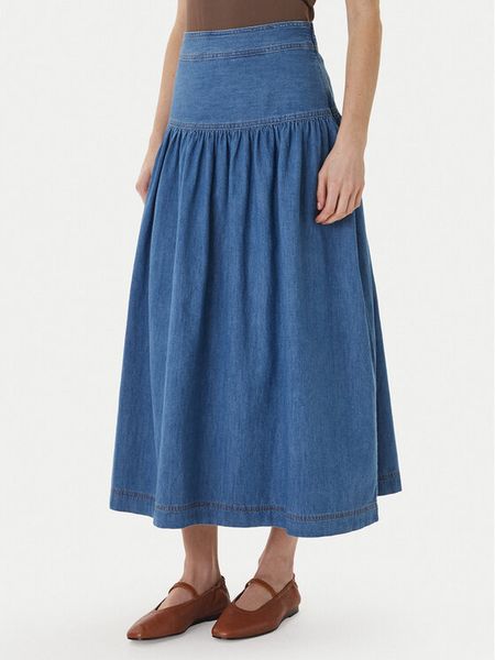 ONLY Spódnica jeansowa Sevigny 15364687 Niebieski Regular Fit. Niebieskie spódnice ONLY, xs, bez wzorów, z bawełny. Za 169,99 zł.