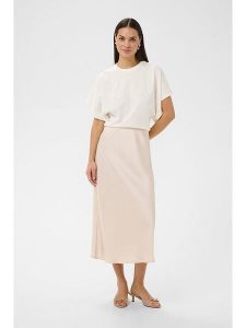 Kaffe Spódnica w kolorze kremowym rozmiar: 34. Brązowe spódnice Kaffe, na co dzień, bez wzorów, midi. Za 165,99 zł.