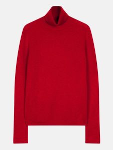 Perfect Cashmere Kaszmirowy golf "Ashley" w kolorze czerwonym rozmiar: M. Czerwone golfy Perfect Cashmere, bez wzorów, z kaszmiru. Za 277,13 zł.
