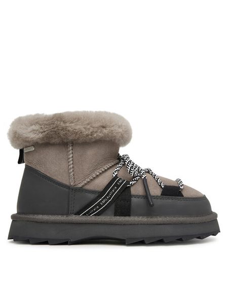 EMU Australia Śniegowce Blurred Micro W13129 Brązowy ciemny. Brązowe buty zimowe EMU Australia, bez obcasa, bez zapięcia. Za 774,99 zł.