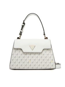 Guess Torebka HWJT93 44200 Biały. Białe torebki klasyczne Guess, z aplikacjami, ze skóry, bez dodatków. Za 429,99 zł.