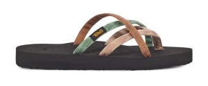 Teva Olawahu klapki damskie Maple Sugar Multi. Klapki Teva, bez wzorów, z materiału, bez obcasa. Za 209,99 zł.