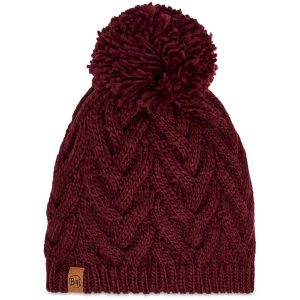 Czapka BUFF Knitted & Fleece Beanie Caryn. Brązowe czapki Buff, bez wzorów. Za 129,99 zł.