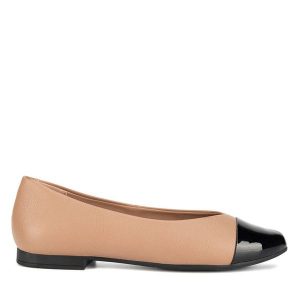 Baleriny Lasocki. Brązowe balerinki Lasocki, bez wzorów, bez obcasa, bez zapięcia. Za 149,99 zł.