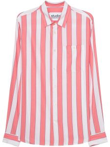 Seidensticker Koszula w kolorze jasnoróżowo-białym rozmiar: L. Białe koszule Seidensticker, l, bez wzorów, z wiskozy, bez kołnierzyka, bez ramiączek. Za 114,44 zł.