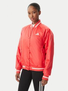 Adidas Kurtka bomber Stadium JZ6921 Czerwony Loose Fit. Czerwone kurtki ADIDAS, m, bez wzorów, z syntetyku, bez kaptura. Za 529,99 zł.