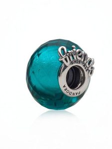 Pandora Srebrny charms ze szkłem Murano rozmiar: onesize. Szare zawieszki Pandora, srebrne. Za 145,94 zł.