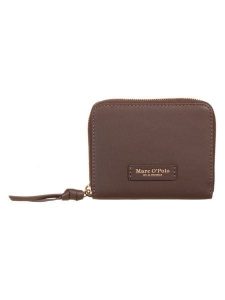 Marc O´Polo Portfel w kolorze ciemnobrązowym - 13 x 11 x 3 cm rozmiar: onesize. Brązowe portfele bez wzorów. Za 154,95 zł.