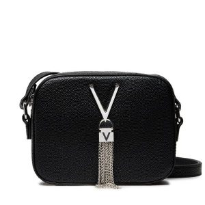 Torebka Valentino. Czarne listonoszki Valentino, bez wzorów, bez dodatków. Za 189,99 zł.