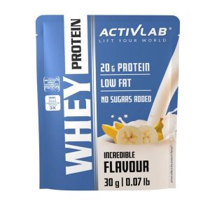 Białko serwatkowe WHEY PROTEIN saszetka 30g Activlab. Nerki i saszetki ACTIVLAB, bez wzorów. Za 50,00 zł.