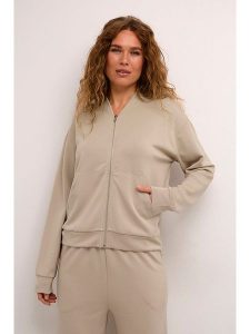 Kaffe Bluza w kolorze beżowym rozmiar: L. Brązowe bluzy Kaffe, l, bez wzorów, bez kaptura. Za 122,96 zł.