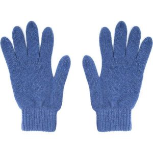 Rękawiczki w kolorze kobaltowym. Rękawiczki marki Cashmere95. W wyprzedaży za 119,95 zł.