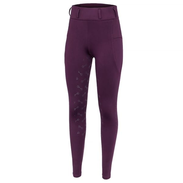 Legginsy jeździeckie damskie EQUESTRIAN QUEEN Salford 25SS z pełnym lejem. Niebieskie legginsy EQUESTRIAN QUEEN, z aplikacjami, z elastanu, z podwyższonym stanem. Za 290,99 zł.