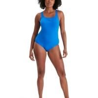 Strój kąpielowy damski Speedo Eco End Medalist. Niebieskie stroje jednoczęściowe Speedo, bez wzorów. Za 109,99 zł.
