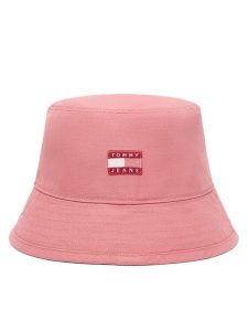 Tommy Jeans Kapelusz Heritage Bucket AW0AW17581 Różowy. Czerwone kapelusze Tommy Jeans, bez wzorów, z bawełny. Za 179,99 zł.