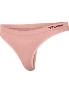 Damskie bezszwowe stringi Hummel Juno. Czerwone stringi Hummel, bez wzorów, z bawełny. Za 92,50 zł.