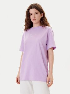 Karl Kani T-Shirt Cherry Print PD00005461 Fioletowy Oversize. Fioletowe t-shirty Karl Kani, s, bez wzorów, z bawełny, bez kołnierzyka, bez ramiączek. Za 79,99 zł.
