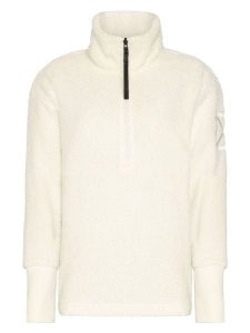 Didriksons Bluza polarowa "Monia" w kolorze białym rozmiar: 36. Białe bluzy Didriksons, bez wzorów, z polaru, bez kaptura. Za 279,11 zł.