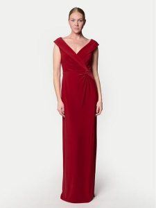 LAUREN RALPH LAUREN Sukienka wieczorowa 253863940020 Czerwony Slim Fit. Czerwone sukienki Lauren Ralph Lauren, bez wzorów, z syntetyku, wizytowe, bez kołnierzyka, bez ramiączek. Za 679,99 zł.
