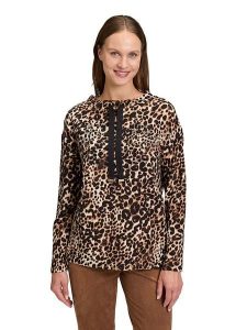 Betty Barclay Bluza w kolorze karmelowo-czarnym rozmiar: 46. Brązowe bluzy Betty Barclay, bez wzorów, bez kaptura. Za 157,35 zł.