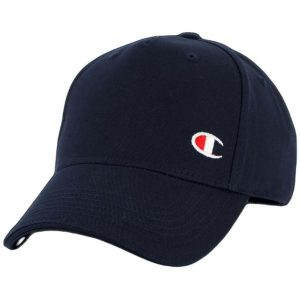 Czapka z daszkiem Champion Baseball. Niebieskie czapki Champion, bez wzorów, z bawełny, klasyczne. Za 59,00 zł.