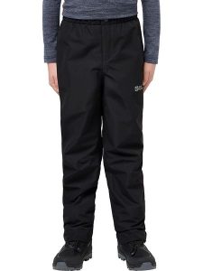 Jack Wolfskin Spodnie funkcyjne "Snow Days" w kolorze czarnym rozmiar: 128. Czarne spodnie dresowe Jack Wolfskin, bez wzorów, outdoorowe. Za 144,92 zł.