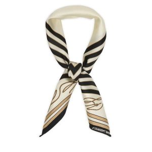 Apaszka KARL LAGERFELD. Brązowe apaszki i chusty KARL LAGERFELD, bez wzorów. Za 429,99 zł.