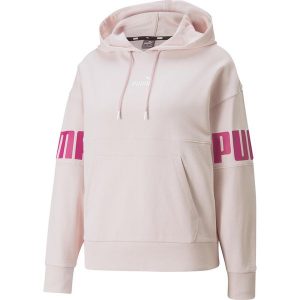 Bluza treningowa damska Puma Power Colorblock Hoodie TR. Czerwone bluzy Puma, xs, bez wzorów, bez kaptura. Za 392,00 zł.