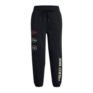 Spodnie treningowe damskie Under Armour Project Rock HWT Pnt. Czarne spodnie dresowe Under Armour, s, bez wzorów. Za 309,99 zł.