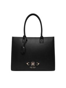 Nine West Torebka EO-Mulberry Grace-LDA8450 Czarny. Czarne torebki klasyczne Nine West, bez wzorów, z materiału, bez dodatków. Za 329,99 zł.