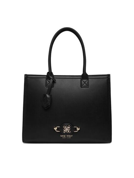 Nine West Torebka EO-Mulberry Grace-LDA8450 Czarny. Czarne torebki klasyczne Nine West, bez wzorów, z materiału, bez dodatków. Za 155,99 zł.