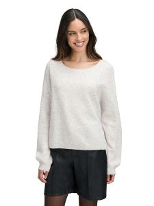 CARTOON Sweter w kolorze jasnoszarym rozmiar: 44. Szare swetry oversize Cartoon, bez wzorów, bez ramiączek. Za 139,95 zł.