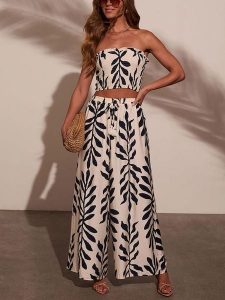 Milan Kiss Spodnie w kolorze beżowo-granatowym rozmiar: M. Brązowe spodnie z wysokim stanem Milan Kiss, bez wzorów, z materiału, z podwyższonym stanem. Za 130,99 zł.