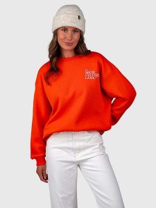 Brunotti Bluza "Almea" w kolorze pomarańczowym rozmiar: XXL. Pomarańczowe bluzy Brunotti, xxl, bez wzorów, z bawełny, bez kaptura. Za 115,24 zł.