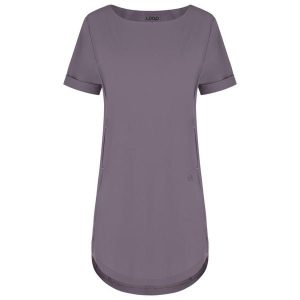 Sukienka damska Loap Ubakala w kolorze szarym. Szare sukienki ZSPORT, bez wzorów, sportowe, bez kołnierzyka, bez ramiączek, sportowe. Za 195,99 zł.