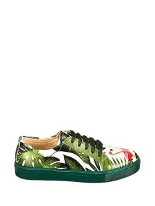 Streetfly Sneakersy w kolorze beżowo-zielonym ze wzorem rozmiar: 40. Brązowe trampki Streetfly, bez wzorów, z materiału, bez zapięcia. Za 180,06 zł.