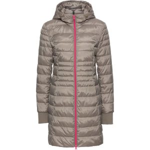 Kurtka ocieplana bonprix brunatno-neonowy różowy. Kurtki marki bonprix. Za 89,99 zł.