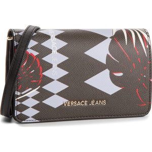 Torebka VERSACE JEANS - E3VRBPK4 Optical. Czarne torebki klasyczne marki Versace Jeans, z jeansu. W wyprzedaży za 349,00 zł.