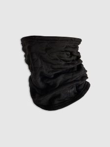 4F Szal-koło w kolorze czarnym rozmiar: onesize. Czarne szaliki 4f, bez wzorów. Za 29,95 zł.