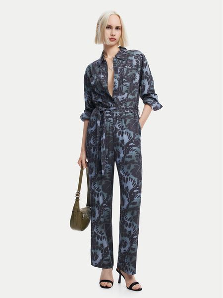 Desigual Kombinezon Sena 24WWPW25 Szary Regular Fit. Szare kombinezony Desigual, xs, bez wzorów, z wiskozy, bez kołnierzyka, bez ramiączek. Za 359,99 zł.