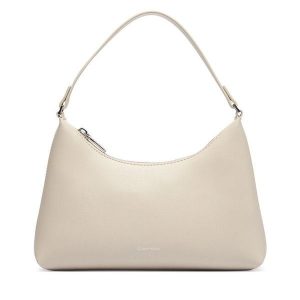 Torebka Calvin Klein. Białe torebki klasyczne Calvin Klein, bez wzorów, bez dodatków. Za 369,99 zł.