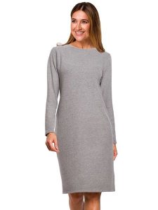 Stylove Sukienka w kolorze szarym rozmiar: M. Szare sukienki Stylove, na co dzień, m, bez wzorów, bez kołnierzyka, bez ramiączek, maxi, proste. Za 237,73 zł.