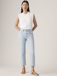 Levi's Dżinsy "501" - Regular fit - w kolorze błękitnym rozmiar: W27/L26. Niebieskie jeansy Levi's®, z aplikacjami, z podwyższonym stanem. Za 239,95 zł.
